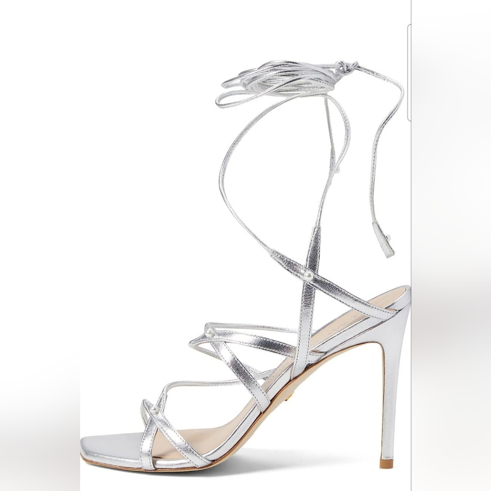 STUART WEITZMAN ASTRID Women's 100MM Astrid Sandals Size 7.5 New/box & Dustbag